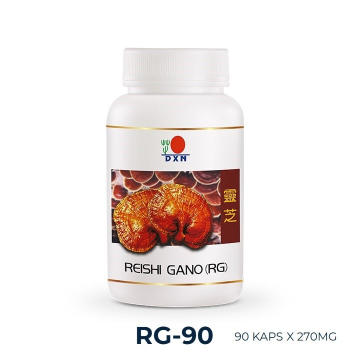 DXN RG - Reishi Gano - 30/90/360 kapsułek - Suplement z Grzybem Reishi Ganoderma (Lingzhi)