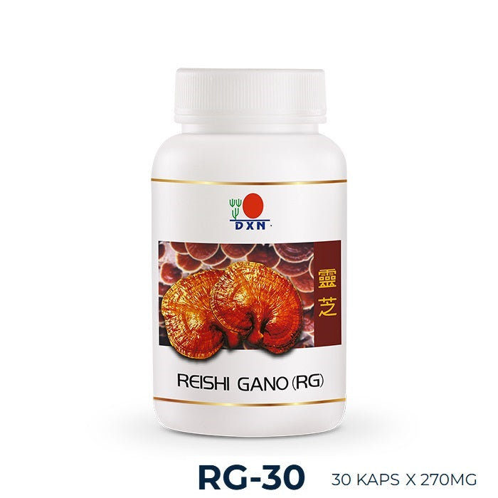 DXN RG - Reishi Gano - 30/90/360 kapsułek - Suplement z Grzybem Reishi Ganoderma (Lingzhi)