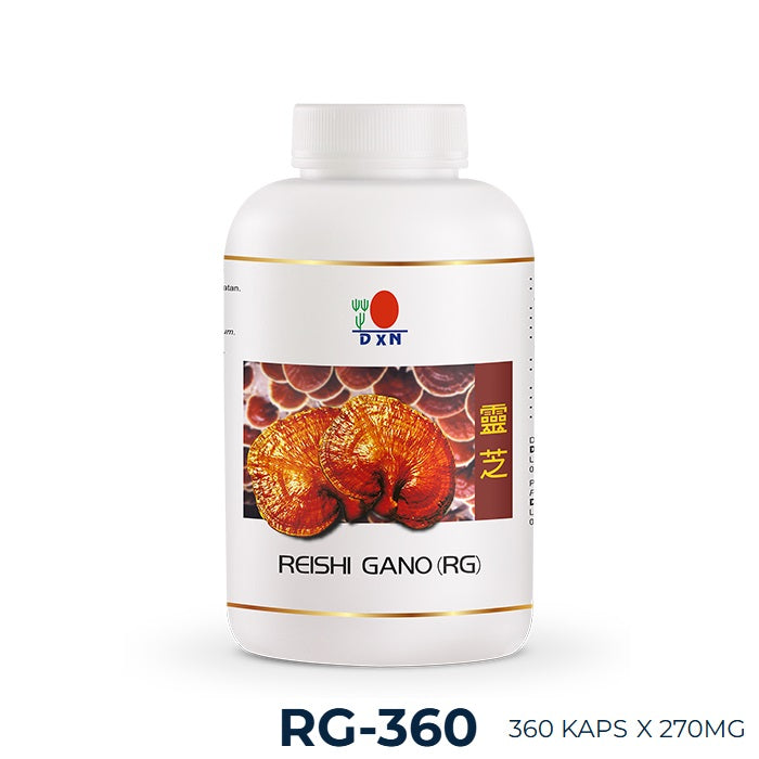 DXN RG - Reishi Gano - 30/90/360 kapsułek - Suplement z Grzybem Reishi Ganoderma (Lingzhi)