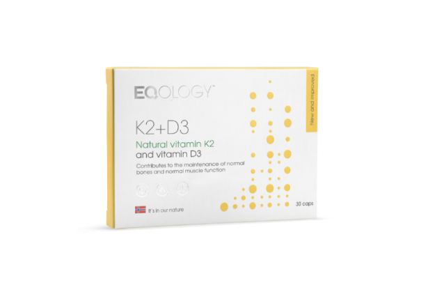 Eqology Vitamin K2 + D3 - Witaminy dla Zdrowia Kości