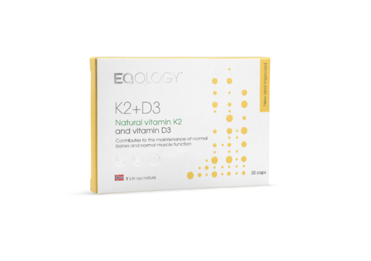 Eqology Vitamin K2 + D3 - Witaminy dla Zdrowia Kości
